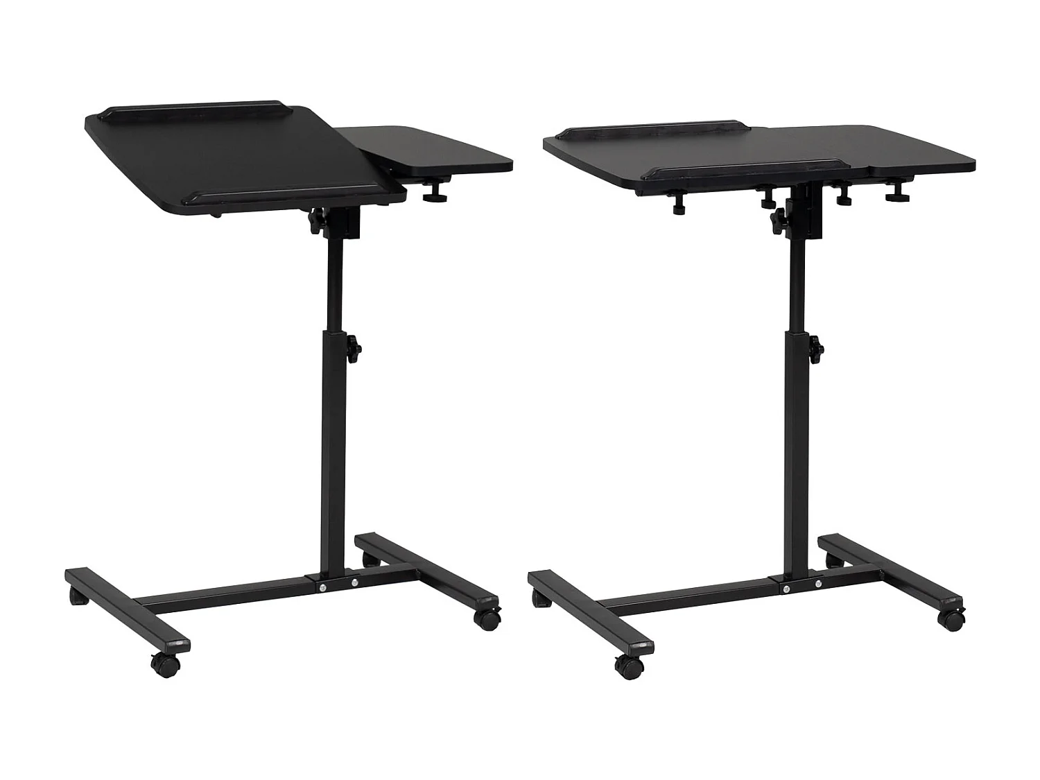 Mesa de computador sobre rodízios, SABINE preto