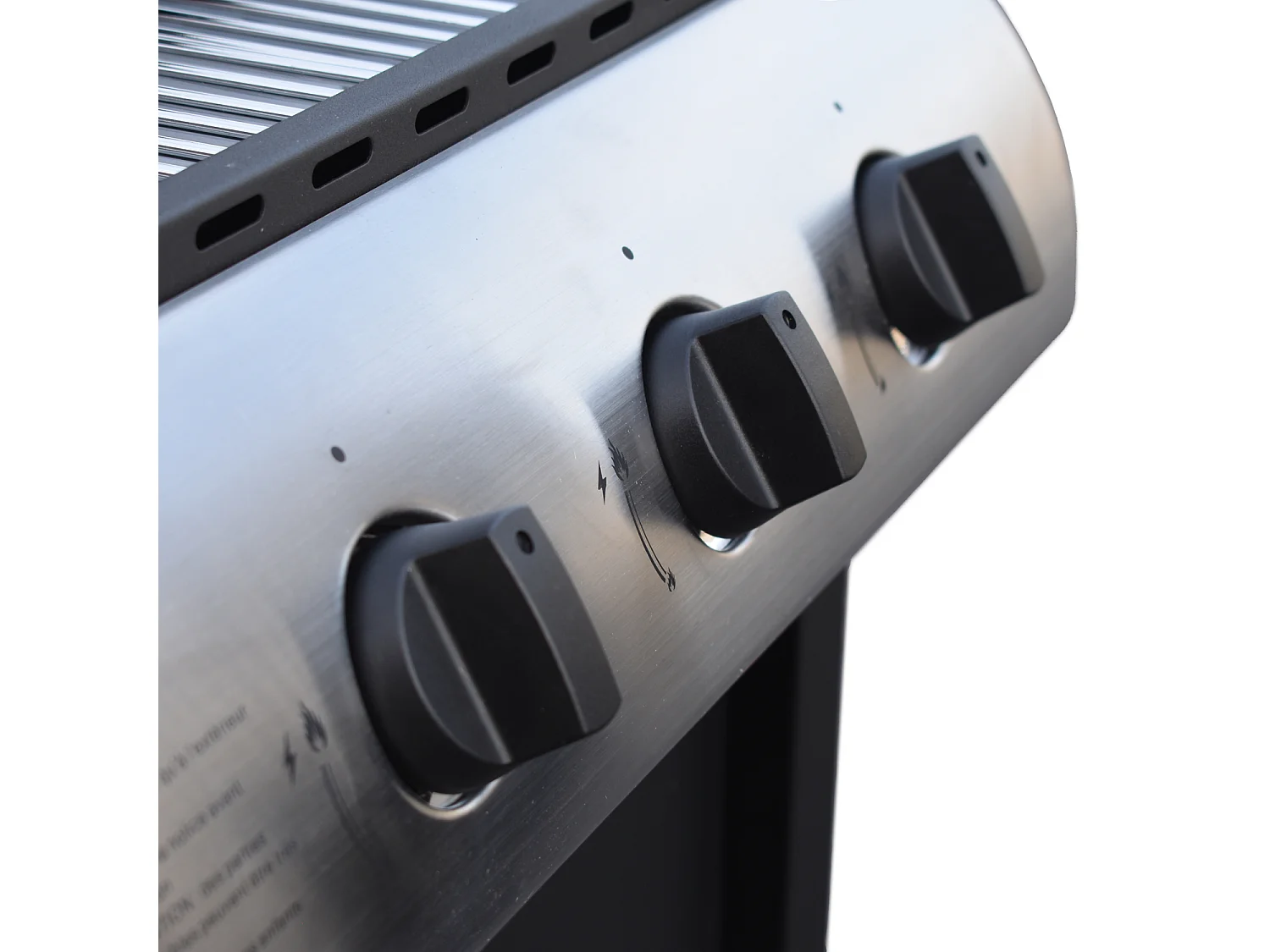 Barbacoa de gas HAWAÏ 3 quemadores 8,4 kW - HAPPY GARDEN