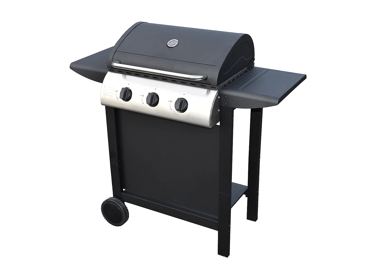 Barbecue au gaz HAWAÏ - 3 brûleurs 8,4kW - HAPPY GARDEN