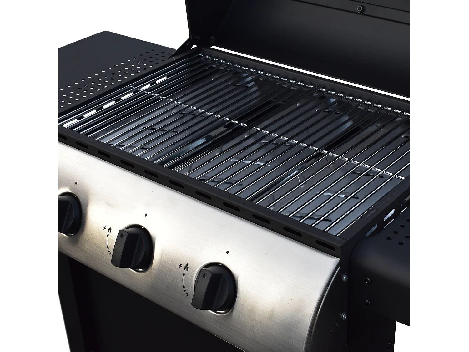 Barbecue au gaz HAWAÏ - 3 brûleurs 8,4kW - HAPPY GARDEN