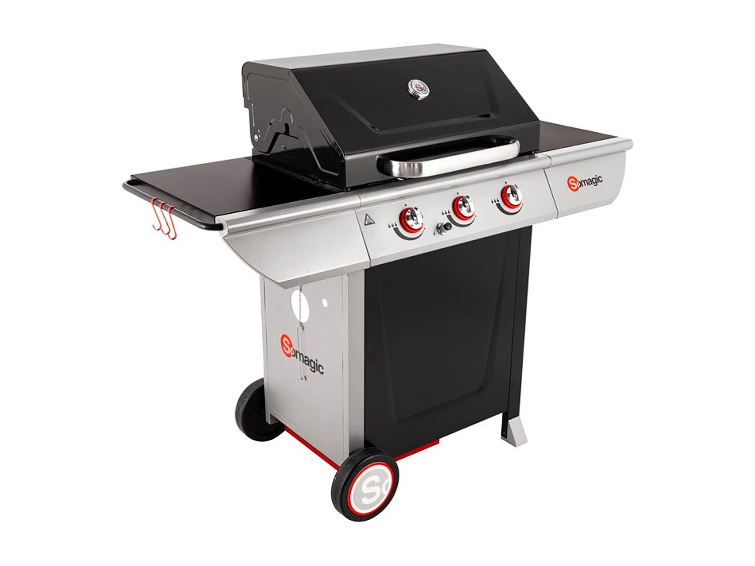 Barbecue a gas MANHATTAN 300S - 3 bruciatori 10,5kW - SOMAGIC