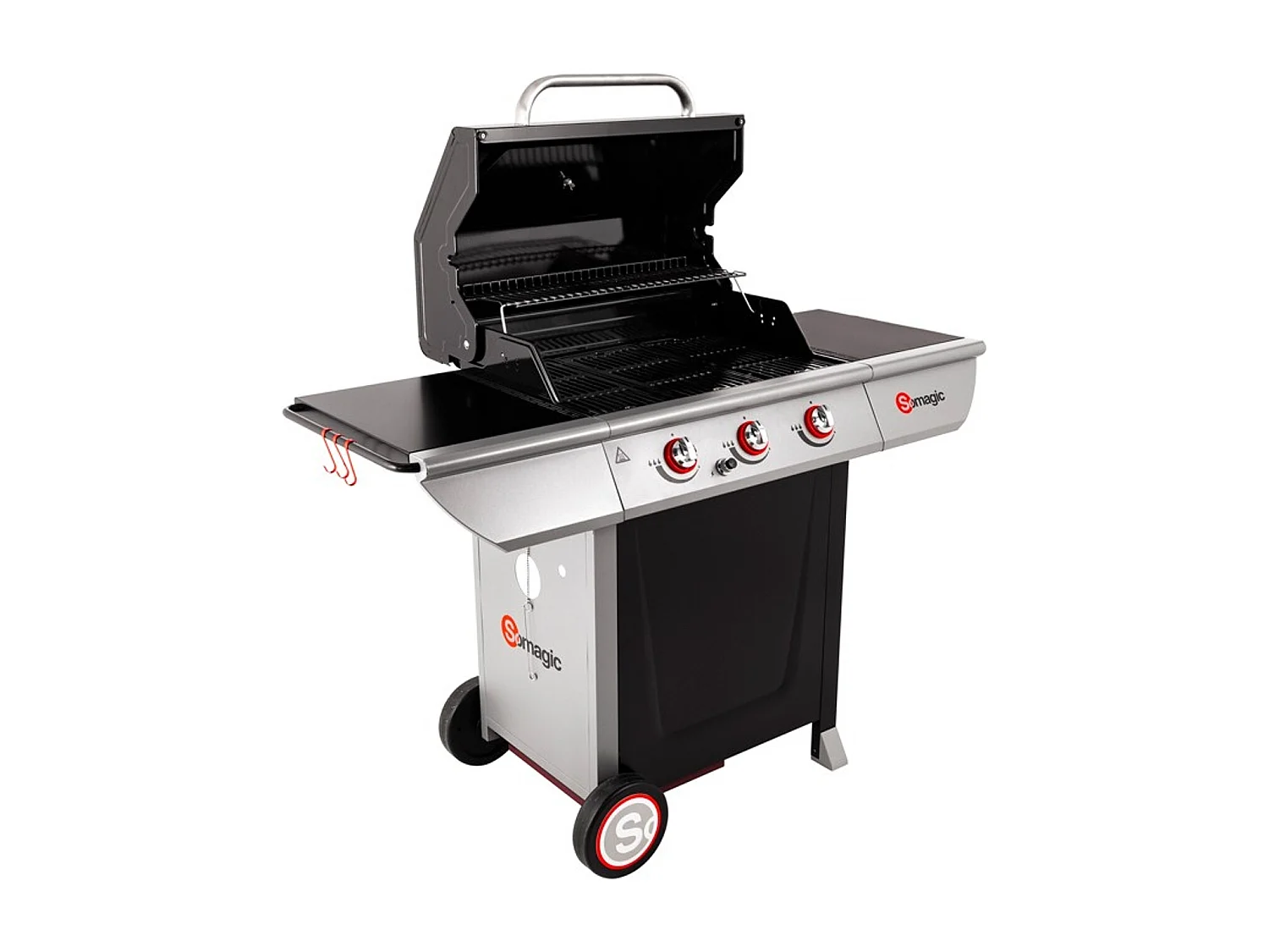 Barbecue a gas MANHATTAN 300S - 3 bruciatori 10,5kW - SOMAGIC