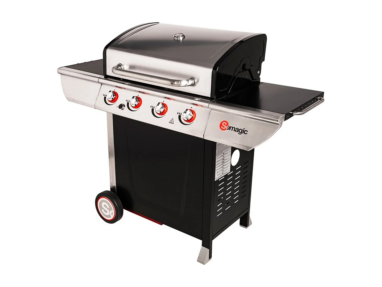 Barbacoa de gas MANHATTAN 400GPI 4 quemadores 14kW - SOMAGIC