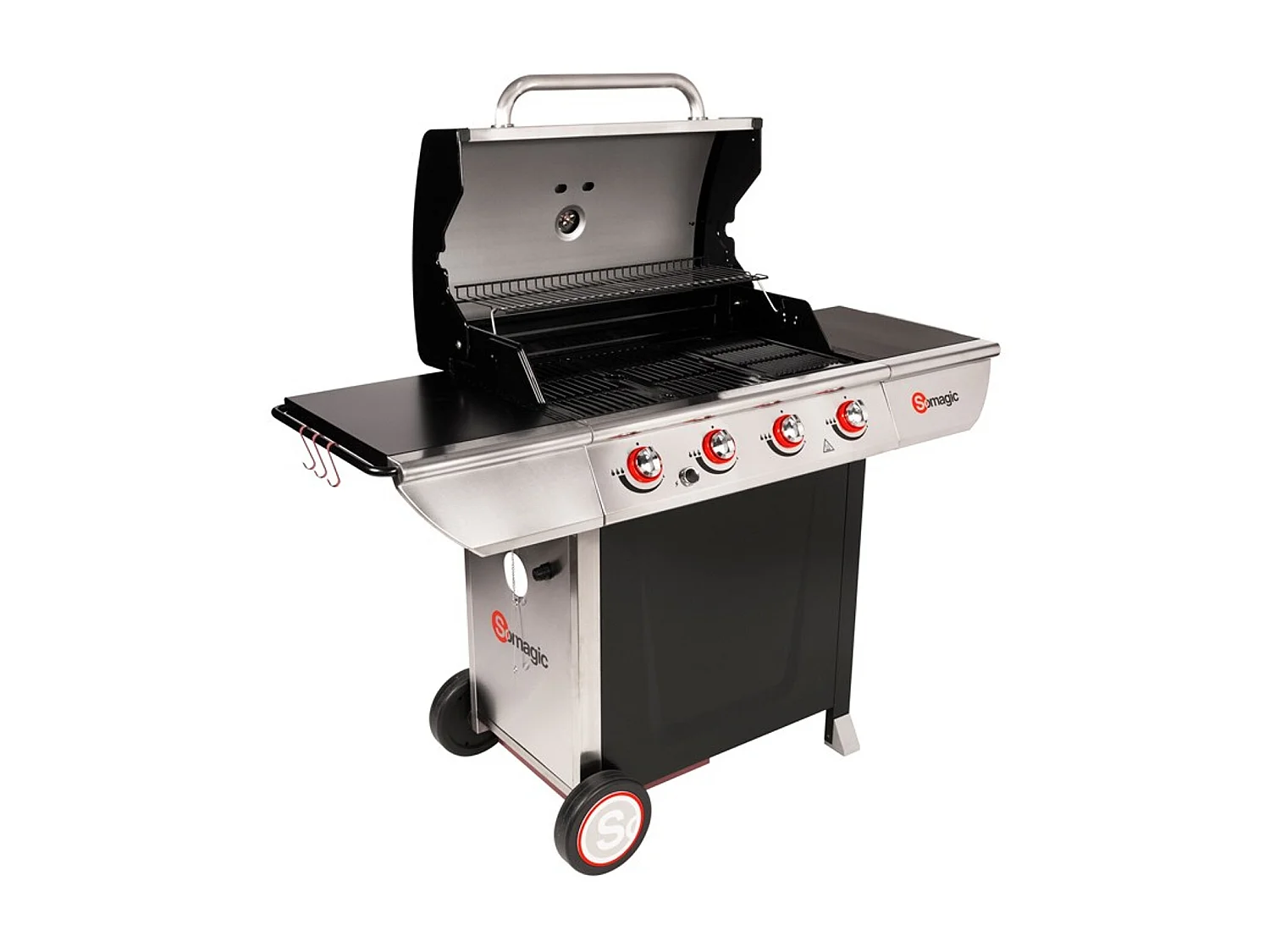 Barbacoa de gas MANHATTAN 400GPI 4 quemadores 14kW - SOMAGIC