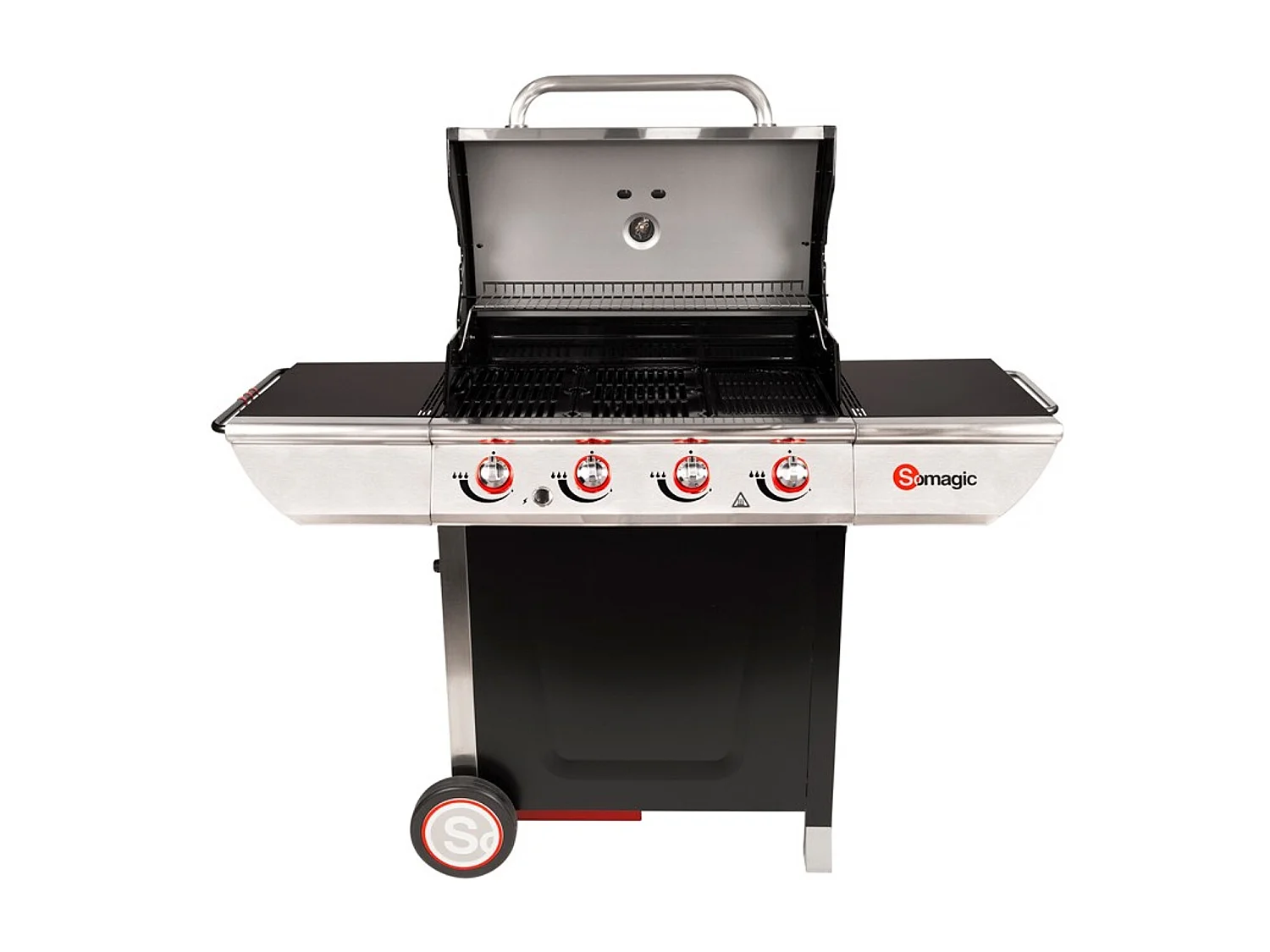 MANHATTAN 400GPI barbecue à gaz 4 brûleurs 14kW - SOMAGIC