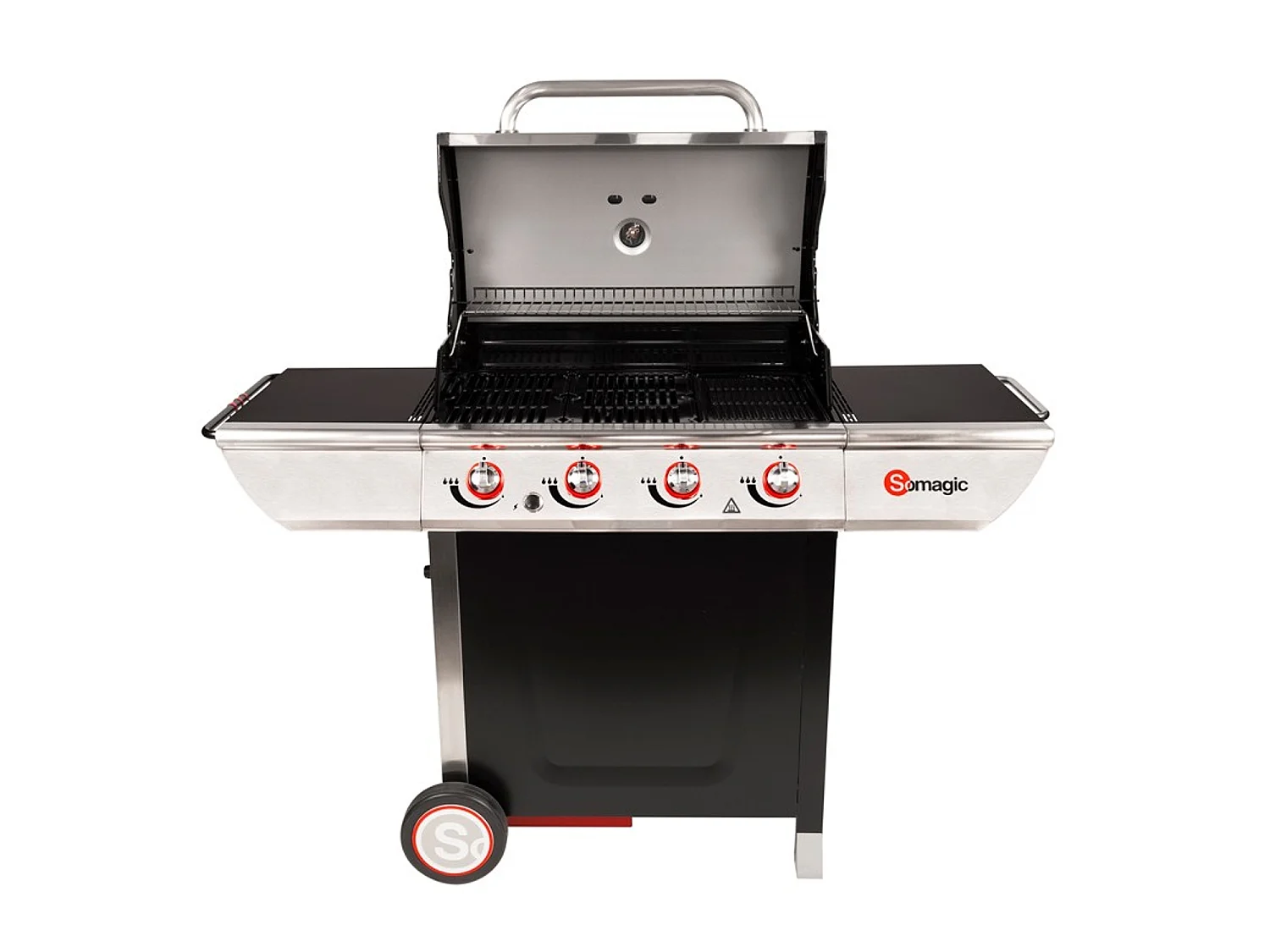 MANHATTAN 400GPI barbecue à gaz 4 brûleurs 14kW - SOMAGIC