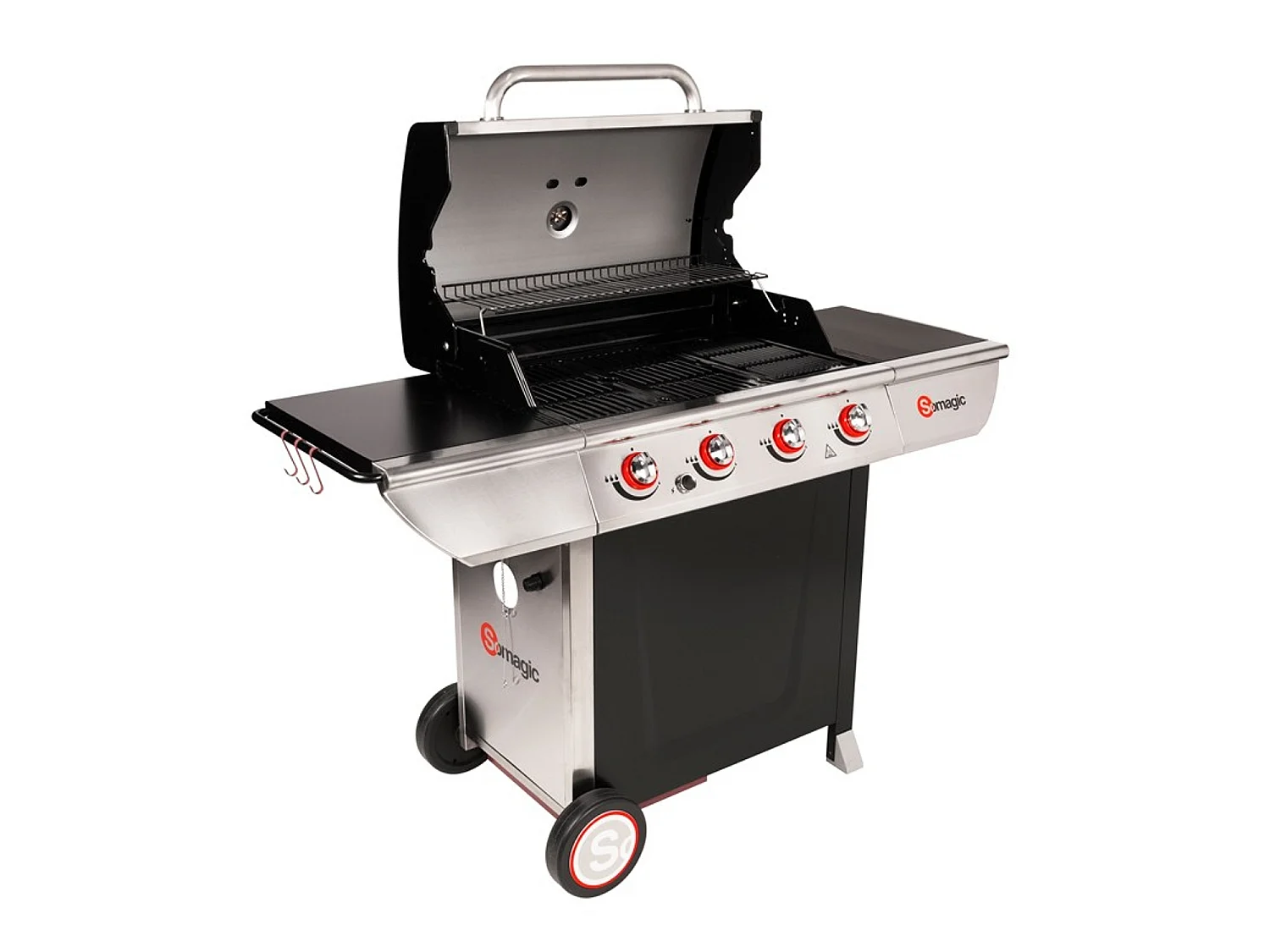 MANHATTAN 400GPI barbecue à gaz 4 brûleurs 14kW - SOMAGIC