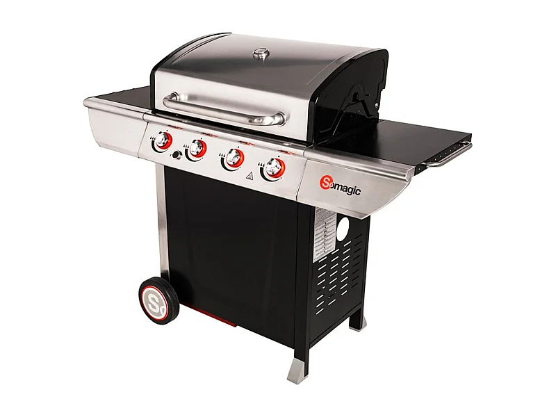 Barbacoa de gas MANHATTAN 400GPI 4 quemadores 14kW - SOMAGIC