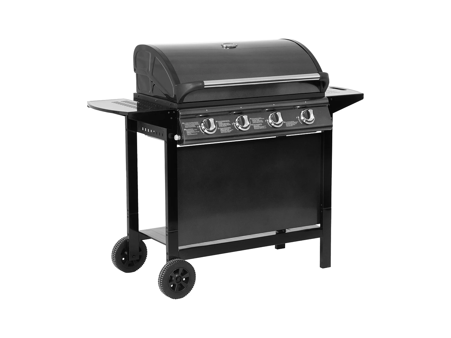 Barbecue au gaz RENO - 4 brûleurs avec thermomètre 14kW - HAPPY GARDEN