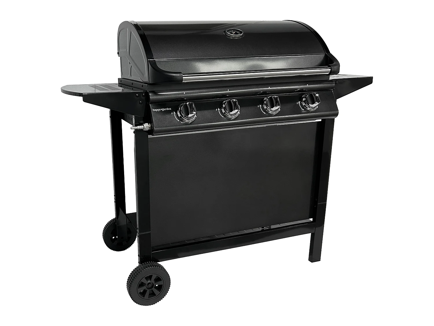 Barbecue au gaz RENO - 4 brûleurs avec thermomètre 14kW - HAPPY GARDEN