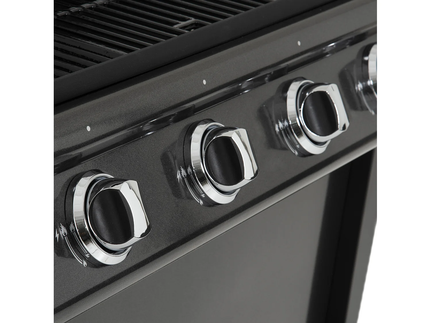 Barbecue au gaz RENO - 4 brûleurs avec thermomètre 14kW - HAPPY GARDEN