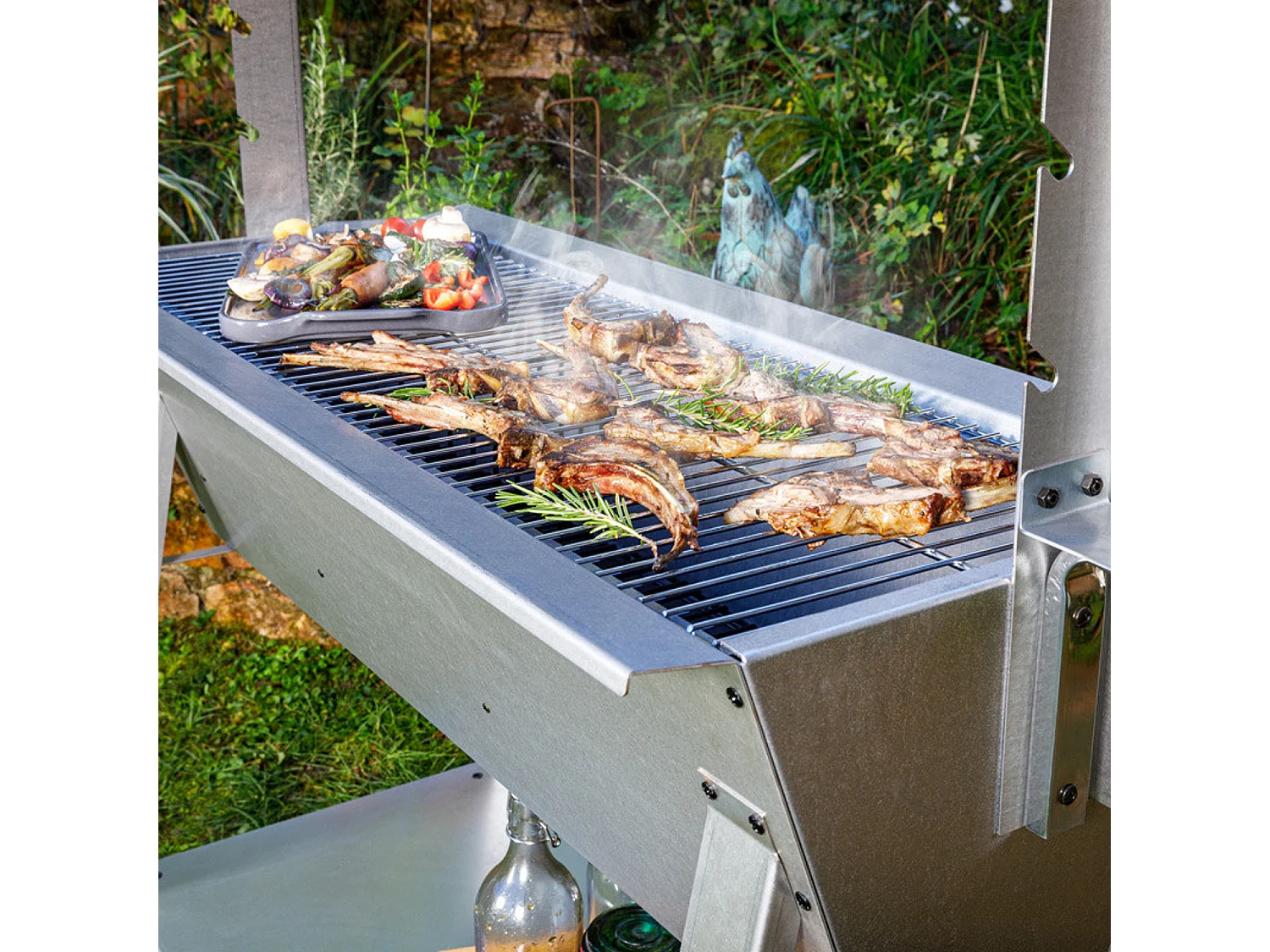 Rôtissoire à bois et à charbon TITAN - SOMAGIC