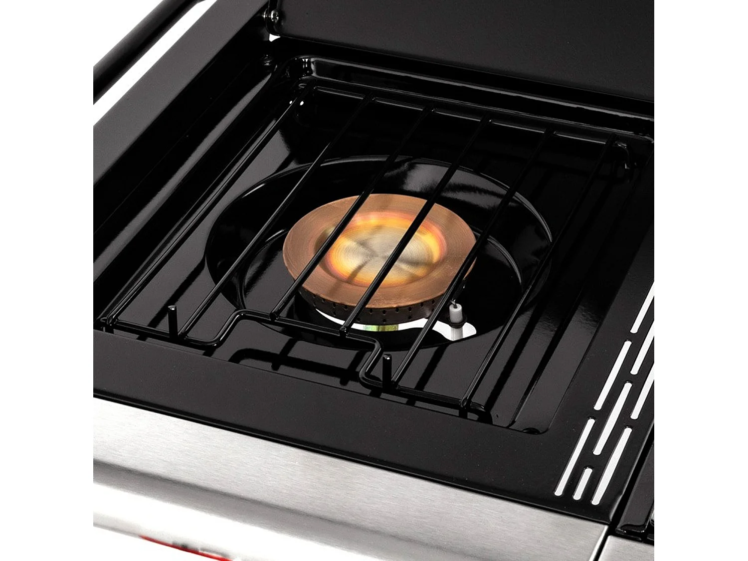 Barbacoa de gas MANHATTAN 450GPI 4 quemadores + cocina de 14kW - SOMAGIC