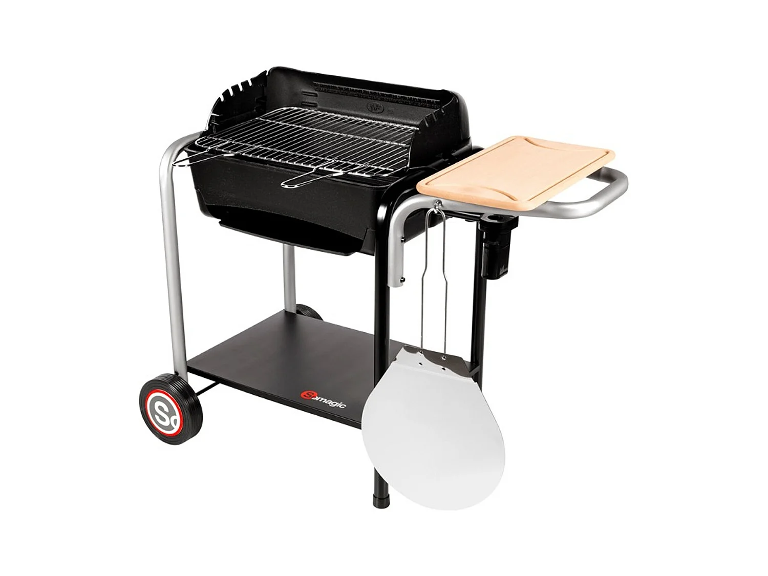 Barbecue au charbon de bois ROMA avec cuisson pizza - SOMAGIC