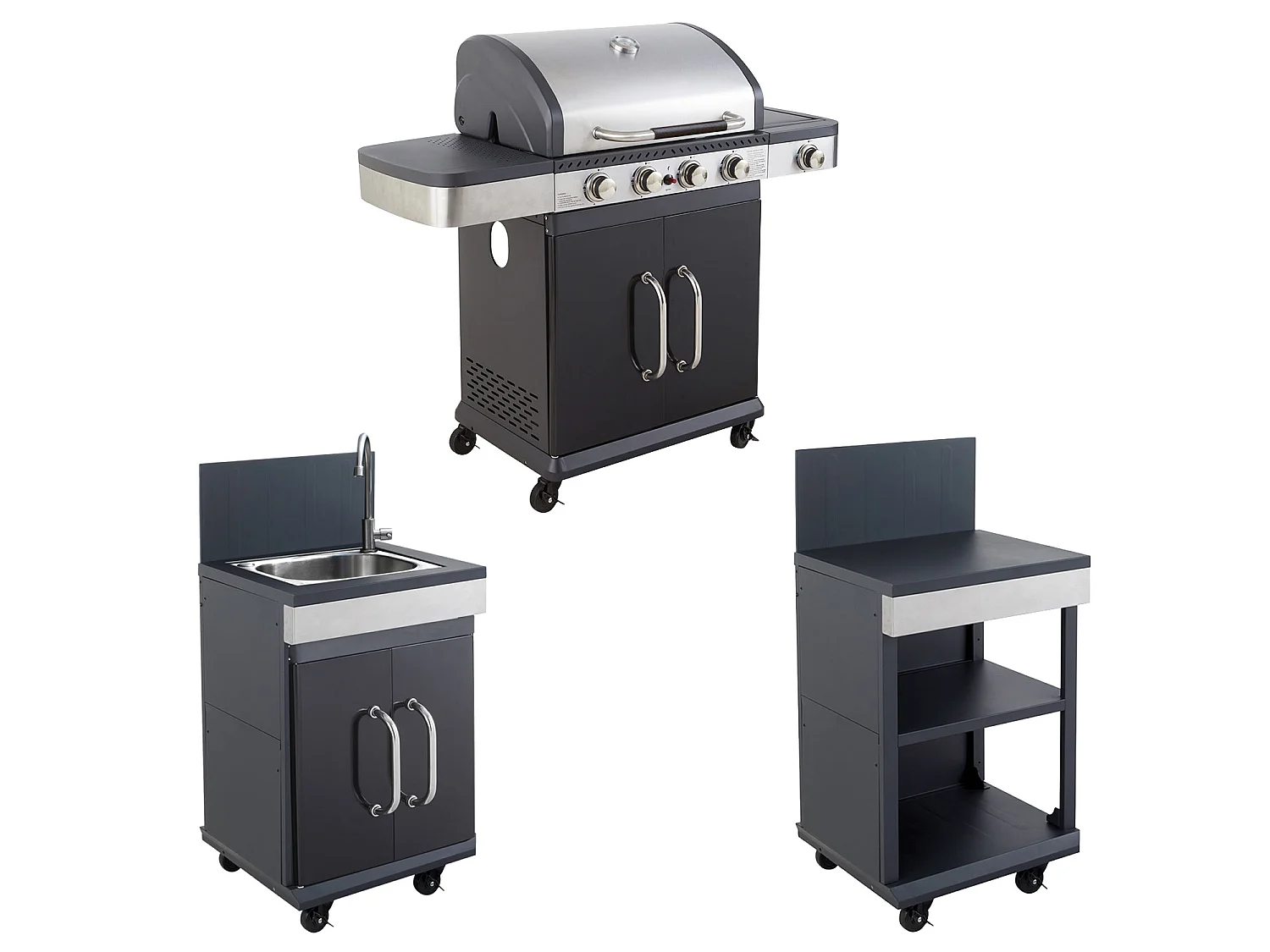 Cuisine extérieure modulable FIDGI 4 - COOK'IN GARDEN