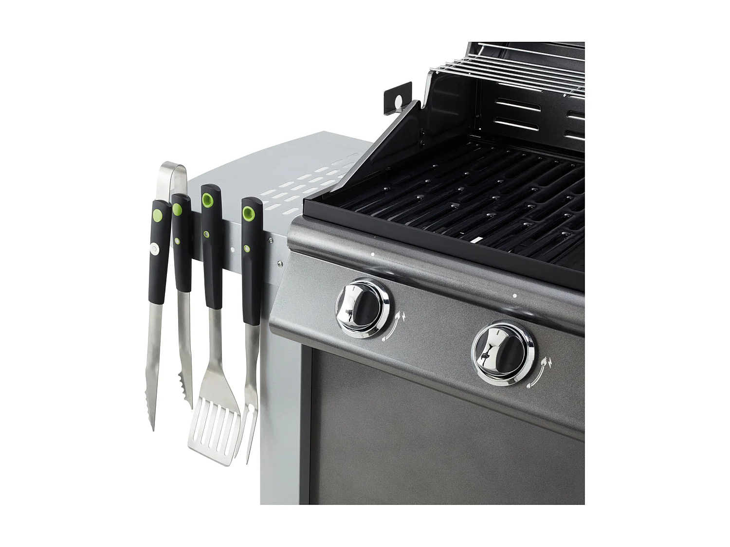 Set mit 3 magnetischen Grillzubehörteilen