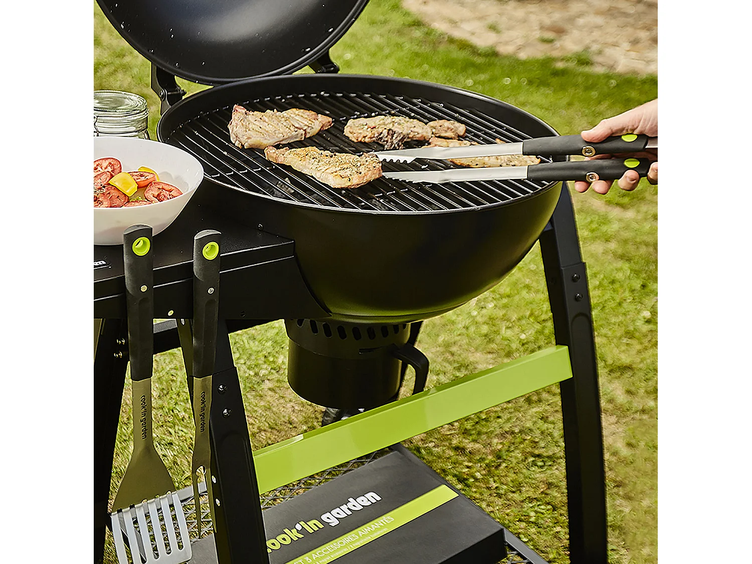 Coffret de 3 accessoires aimantés pour barbecue - COOK'IN GARDEN