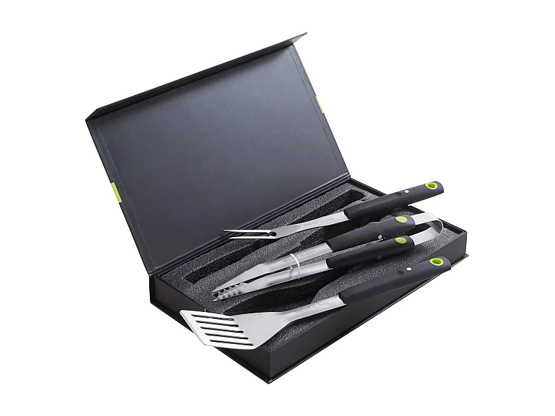 Juego de 3 accesorios magnéticos para barbacoa