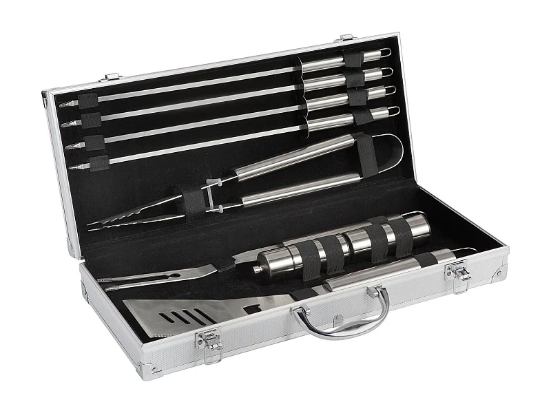 Valisette chef et ses accessoires pour barbecue - COOK'IN GARDEN