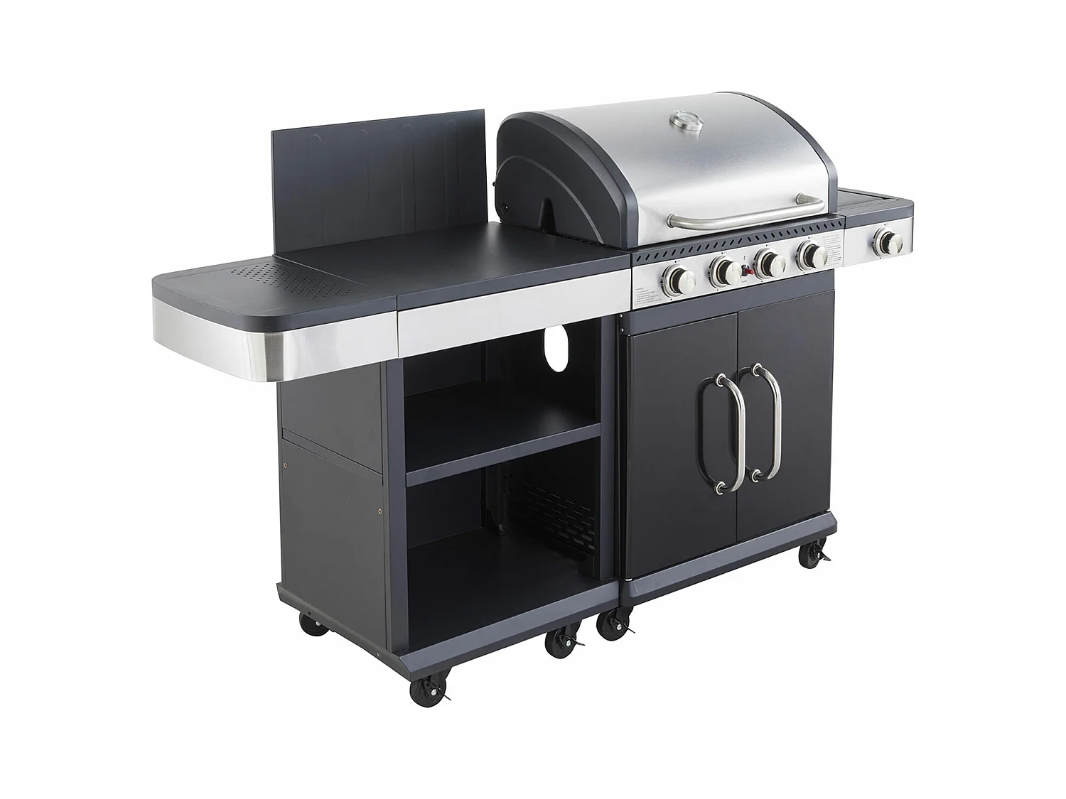 Gasbarbecue FIDGI 4 met dienblad