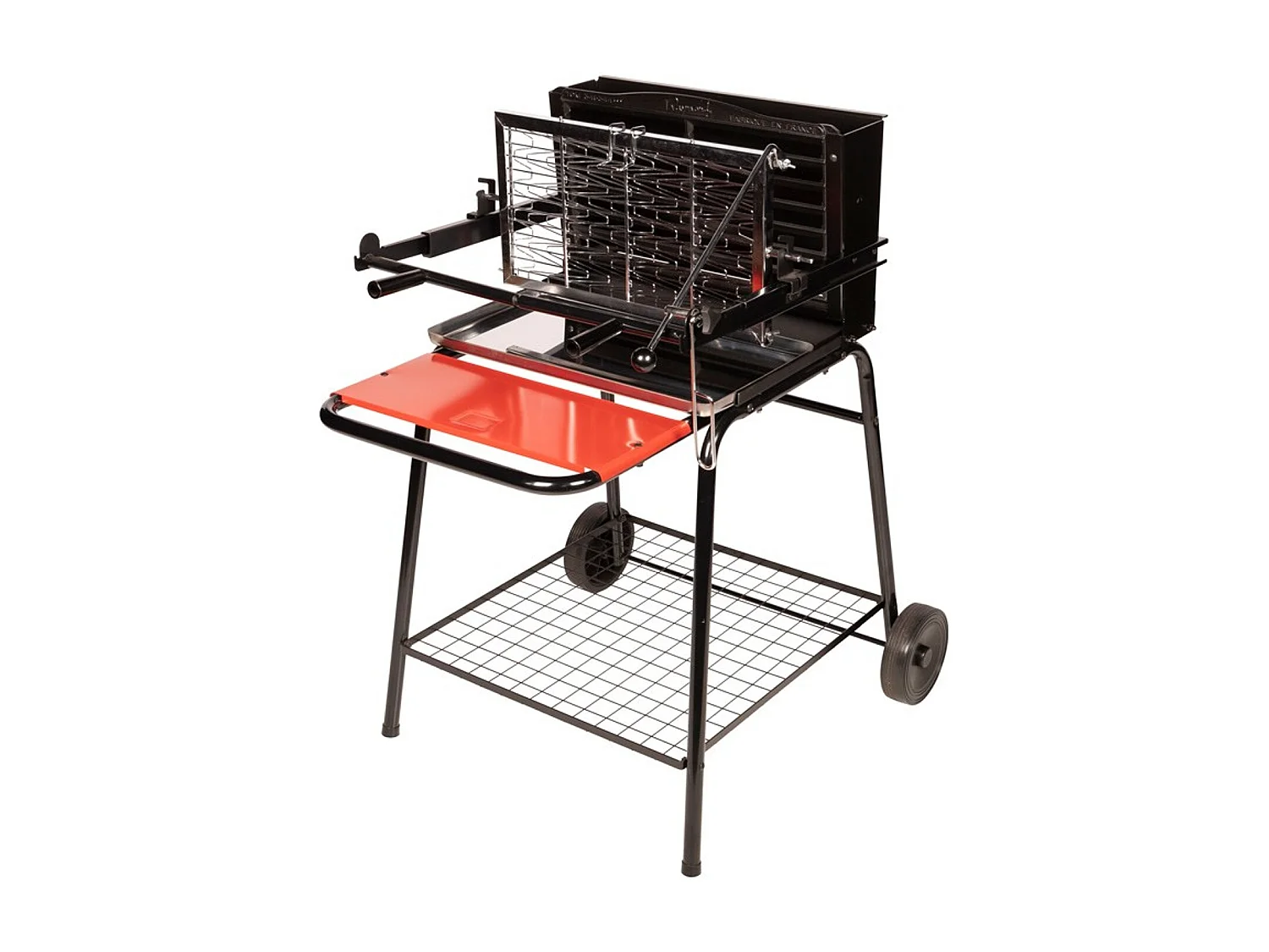 Houtskoolbarbecue met verticale haard RAYMOND