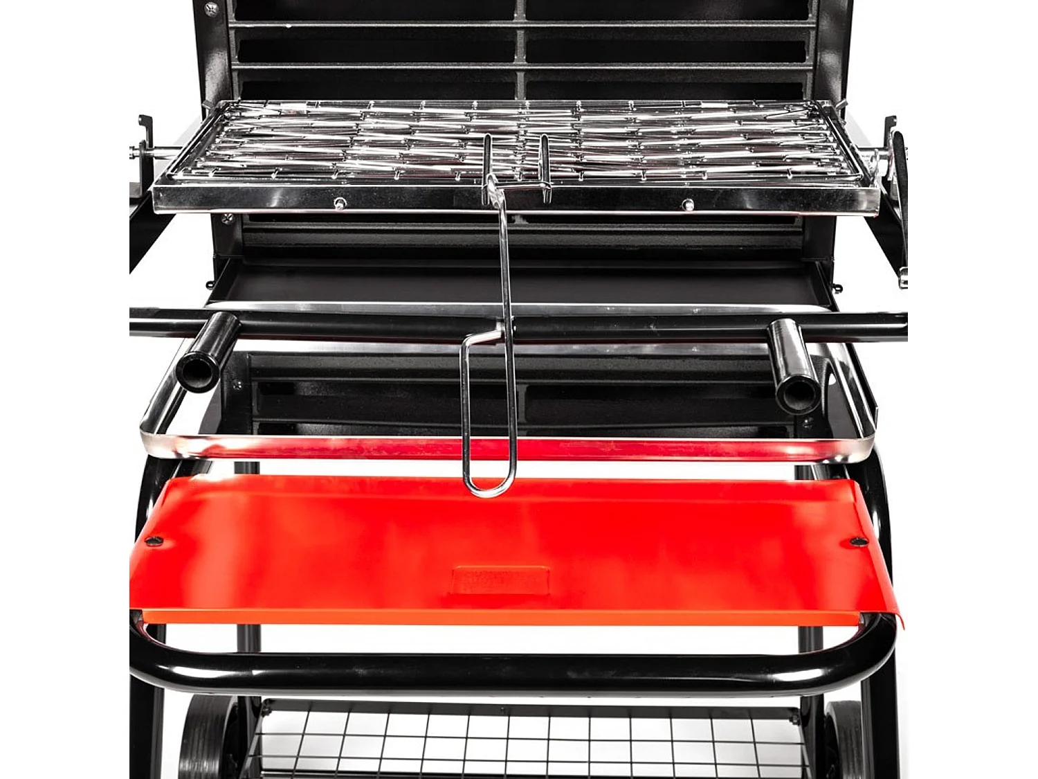 Houtskoolbarbecue met verticale haard RAYMOND