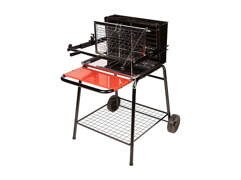 Houtskoolbarbecue met verticale haard RAYMOND