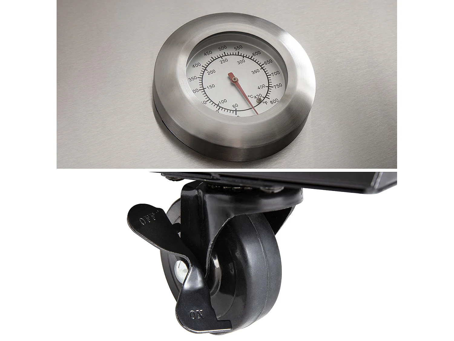 Barbecue au gaz FIDGI 3 avec desserte - COOK'IN GARDEN