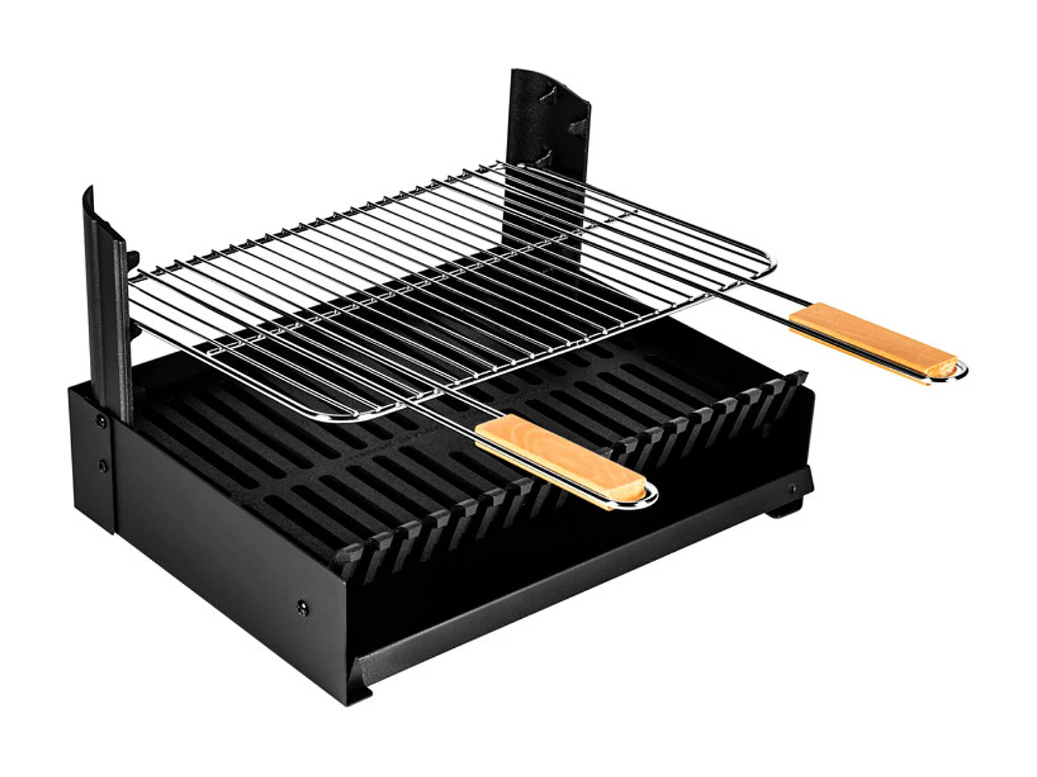 Holzkohlegrill in 3 Höhen verstellbar GRILLOIR - Standgrill