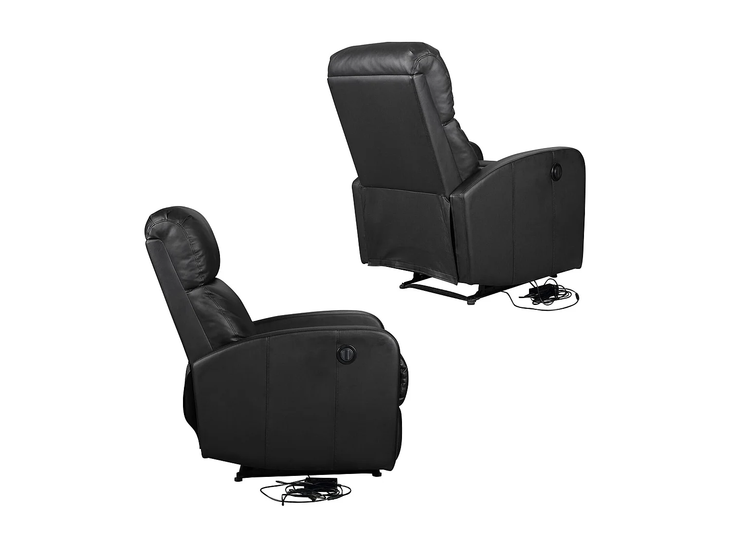 Fauteuil électrique inclinable RELAX noir - HAPPY GARDEN