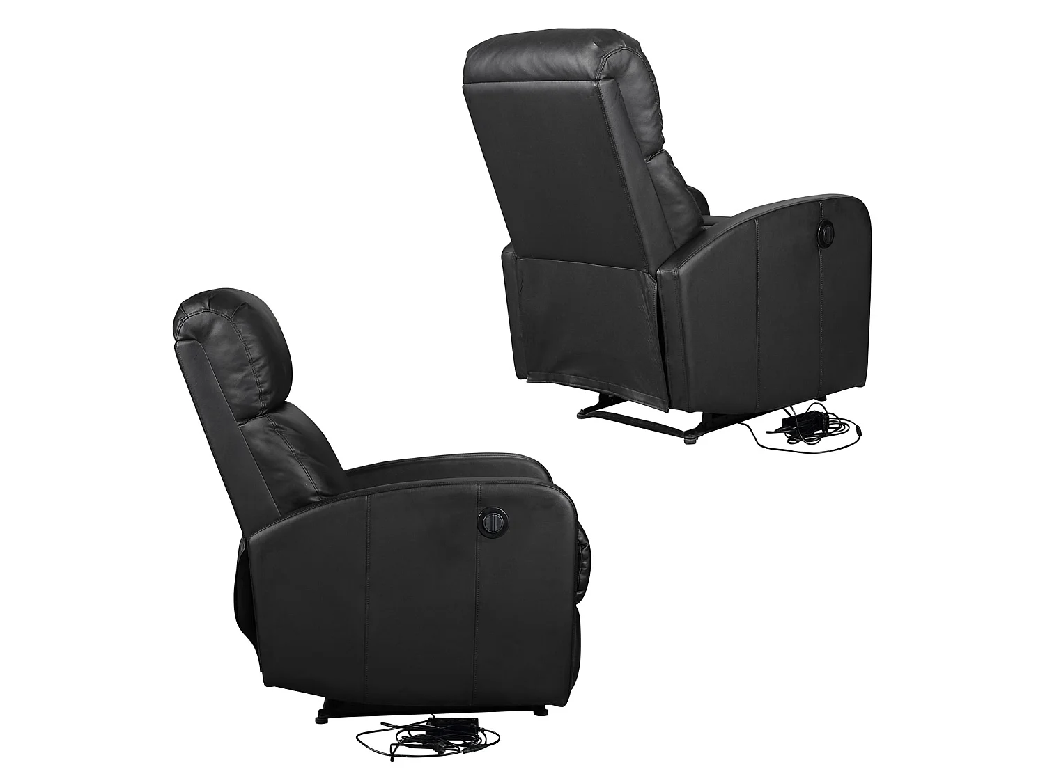 Fauteuil électrique inclinable RELAX noir - HAPPY GARDEN