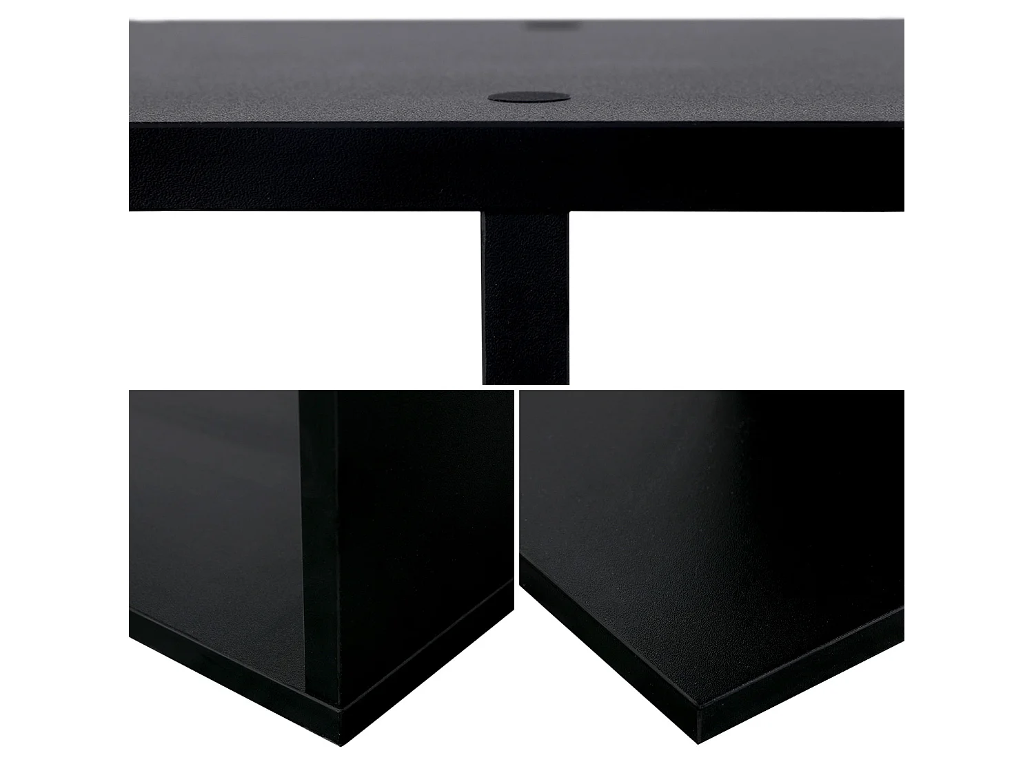 Librería negra 6 estantes VIRGINIA