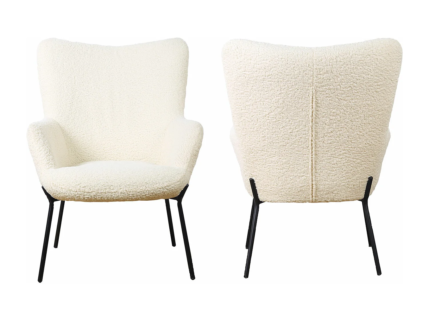 EIRA ecru badstof fauteuil