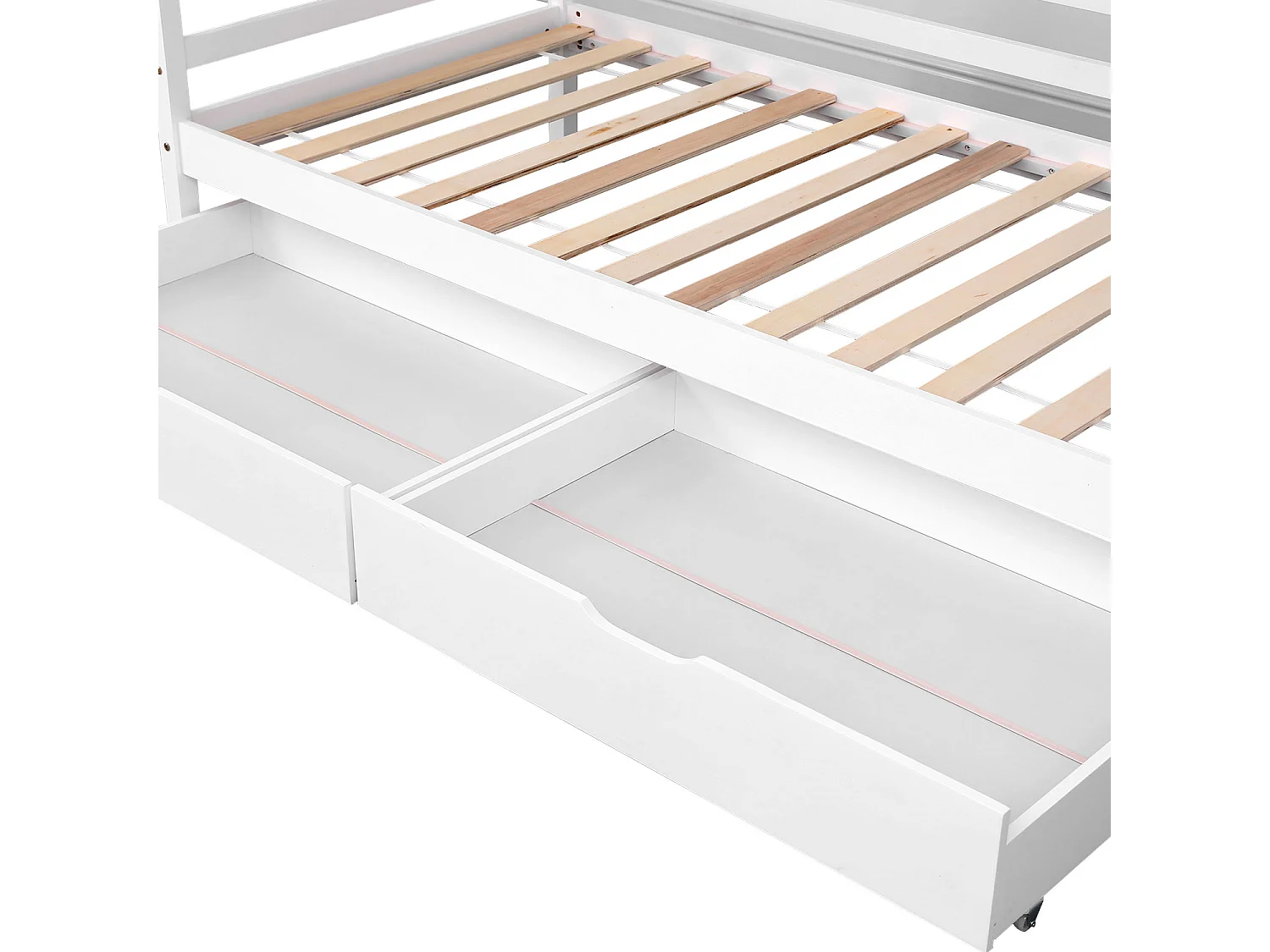 Cama para niños 190 x 90 cm con cajones JULES