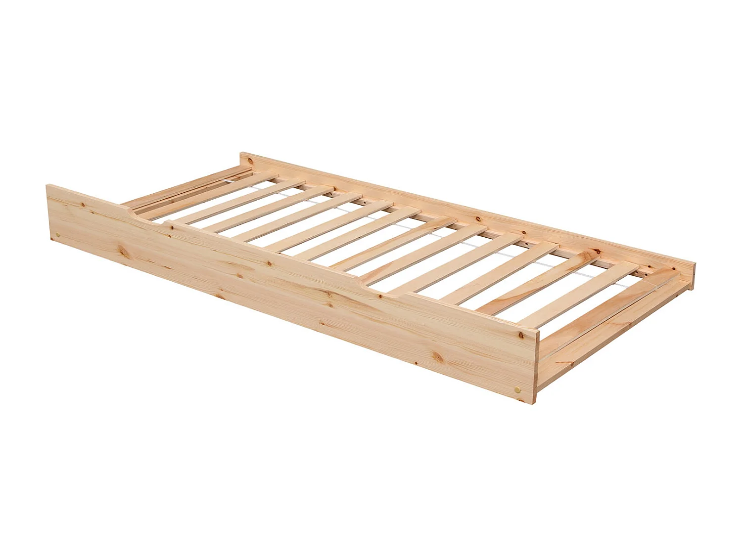 Lit cabane gigogne pour enfant 190x90cm en bois MARCEAU - HAPPY GARDEN