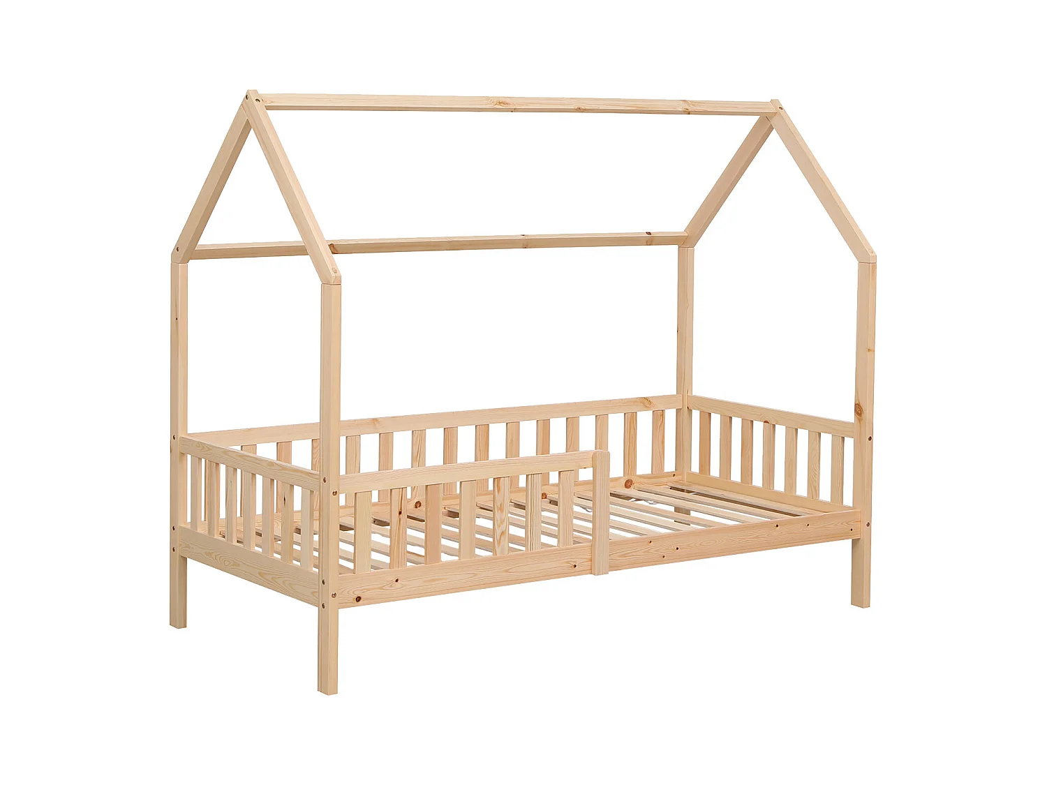 Lit cabane pour enfant 190x90cm en bois MARCEAU - HAPPY GARDEN