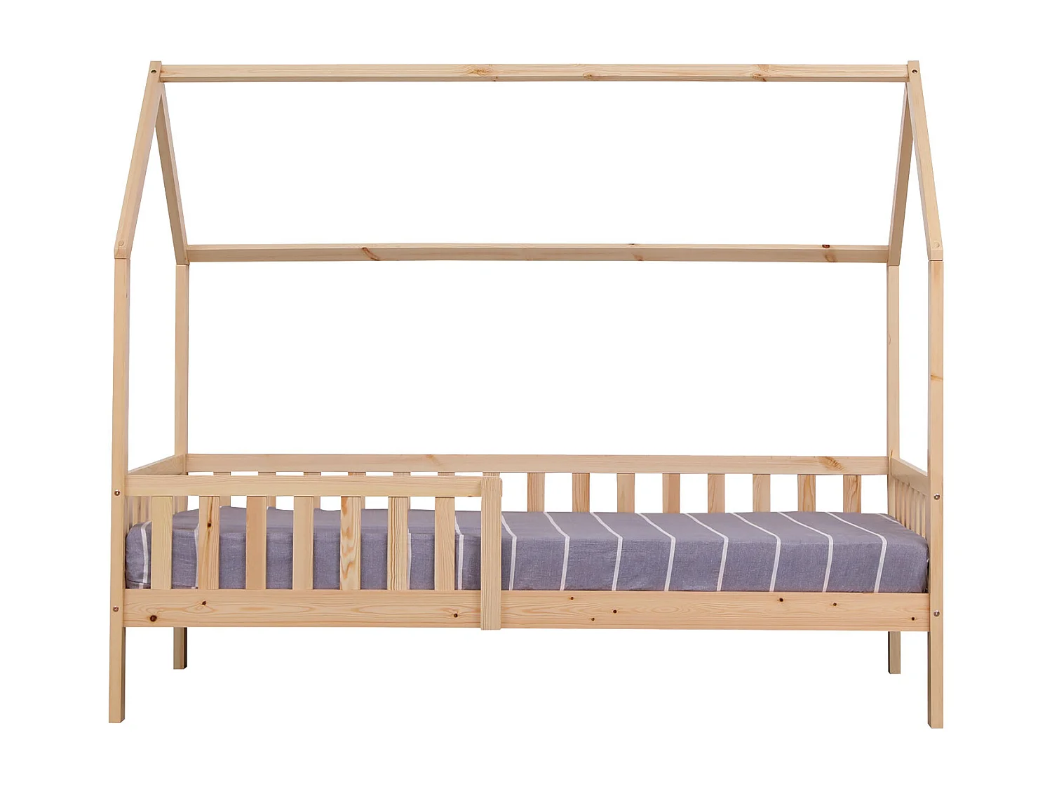 Lit cabane pour enfant 190x90cm en bois MARCEAU - HAPPY GARDEN