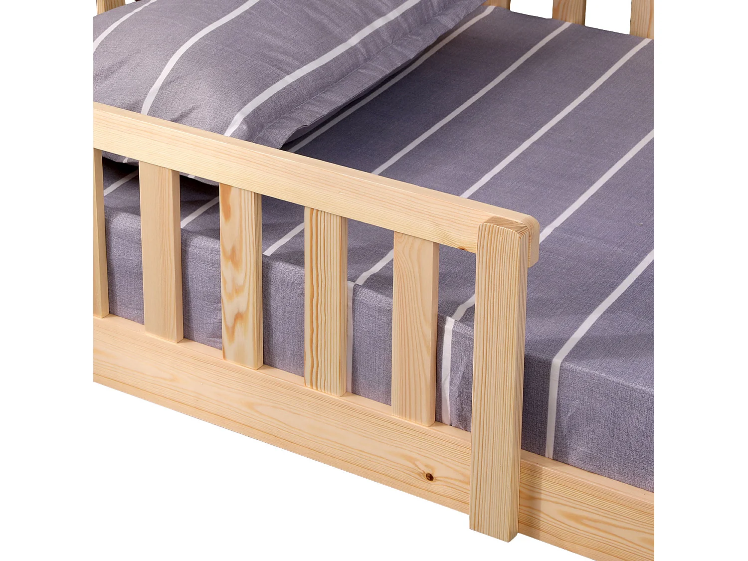 Lit cabane pour enfant 190x90cm en bois MARCEAU - HAPPY GARDEN