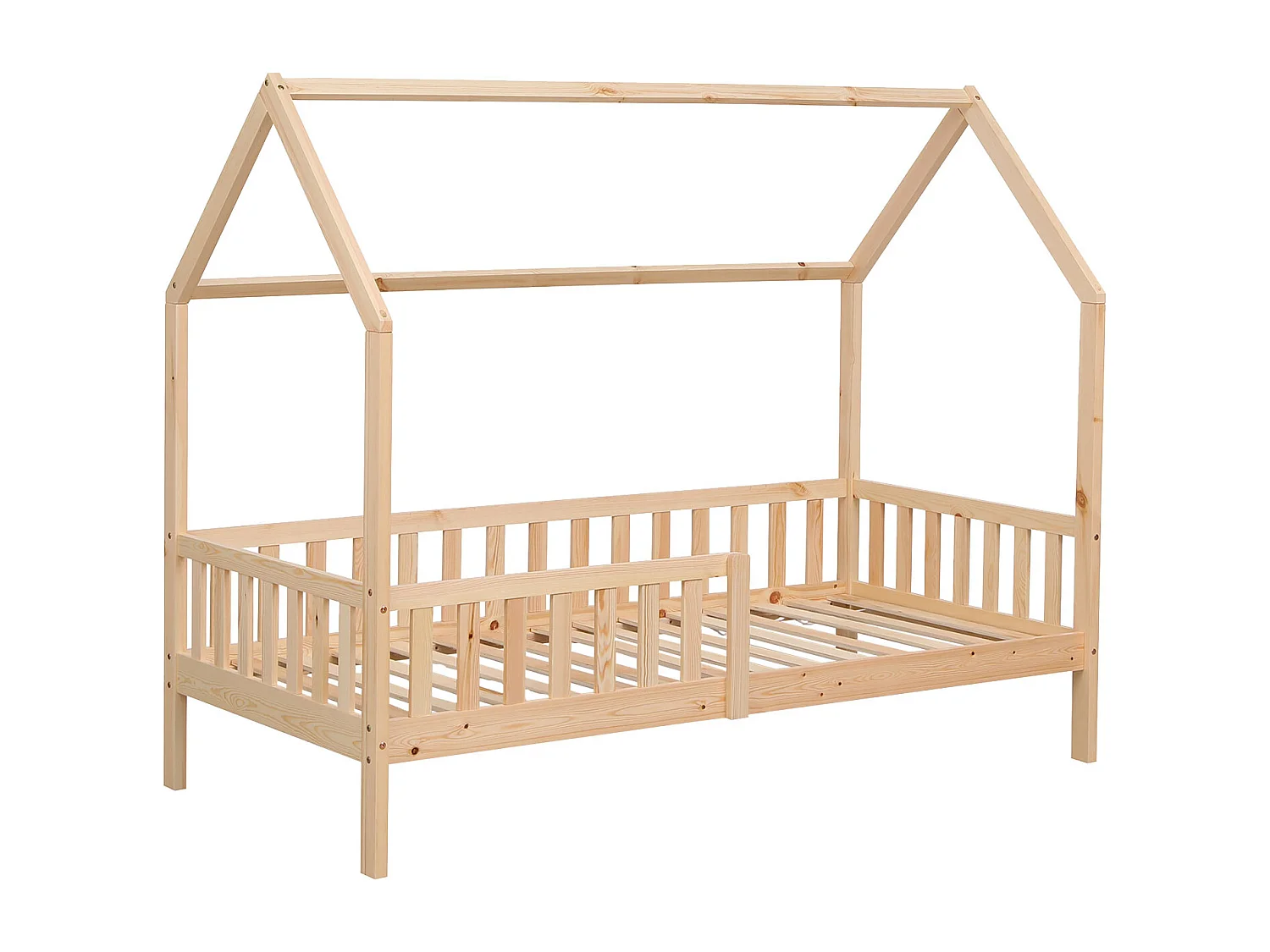 Lit cabane pour enfant 190x90cm en bois MARCEAU - HAPPY GARDEN