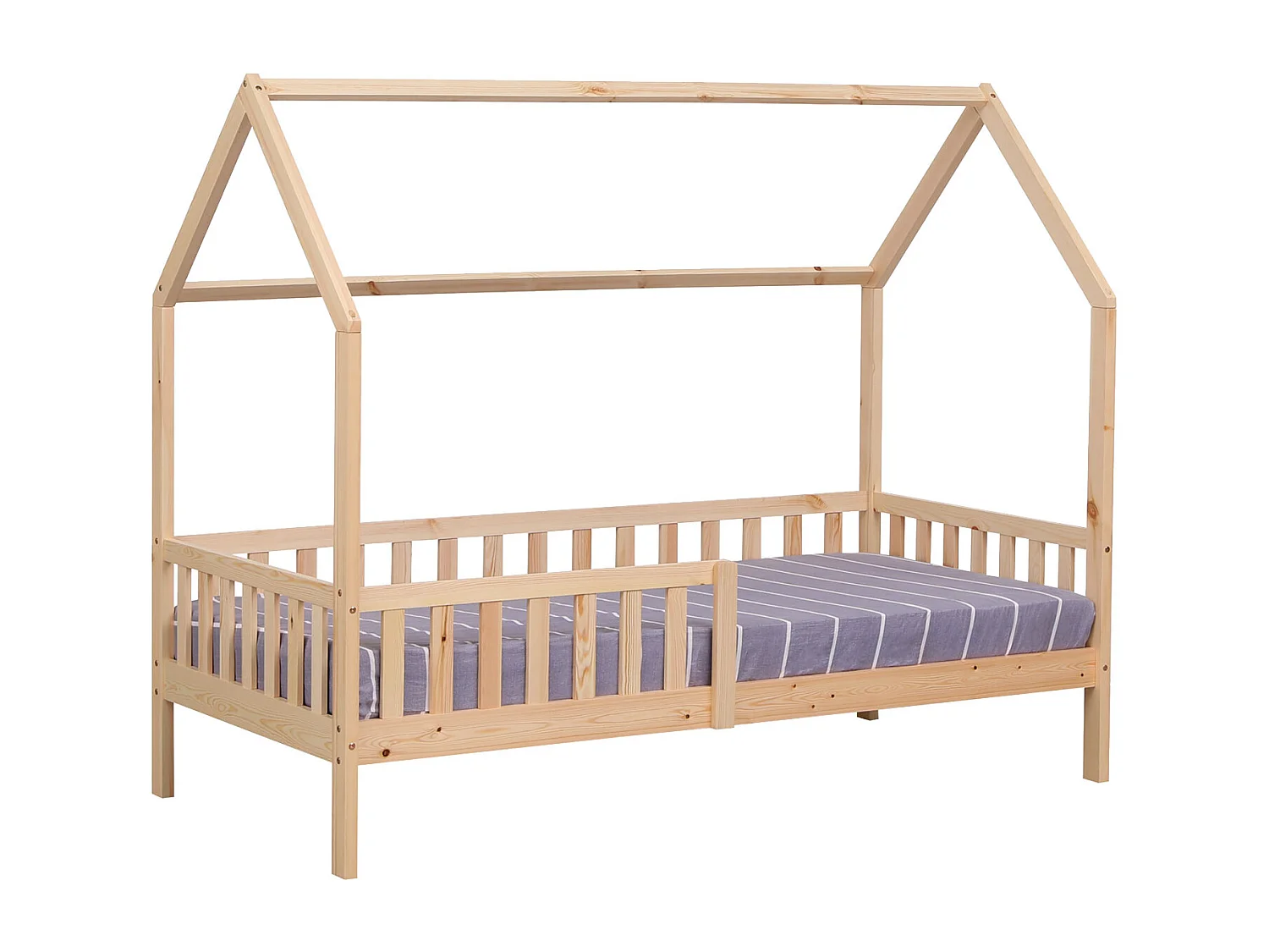 Lit cabane pour enfant 190x90cm en bois MARCEAU - HAPPY GARDEN