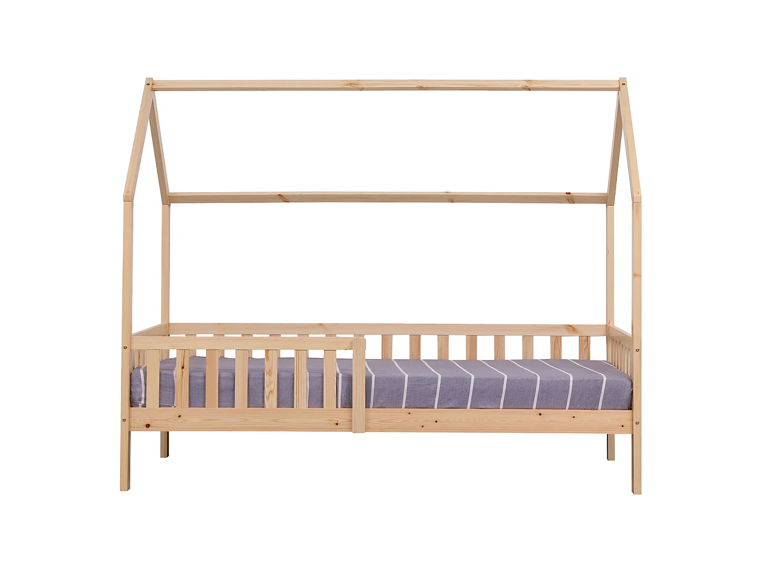 Lit cabane pour enfant 190x90cm en bois MARCEAU - HAPPY GARDEN