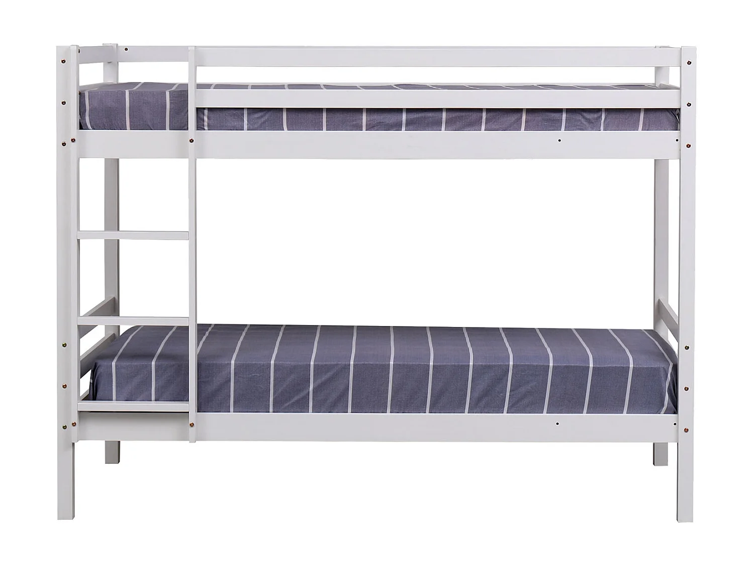 Lits superposés pour enfants 190x90cm blanc AMBRE - HAPPY GARDEN