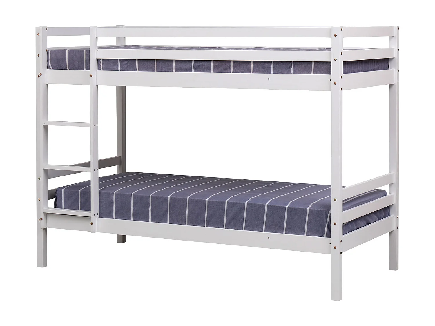 Lits superposés pour enfants 190x90cm blanc AMBRE - HAPPY GARDEN