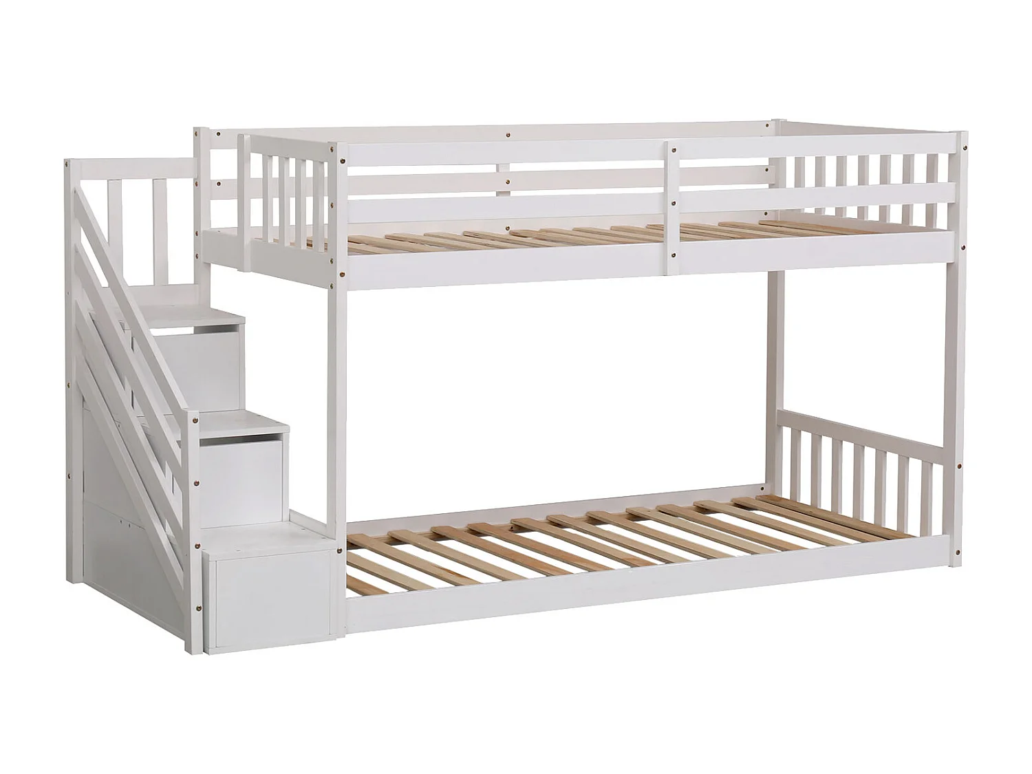 Etagenbett für Kinder 190x90cm weiß CELESTINE