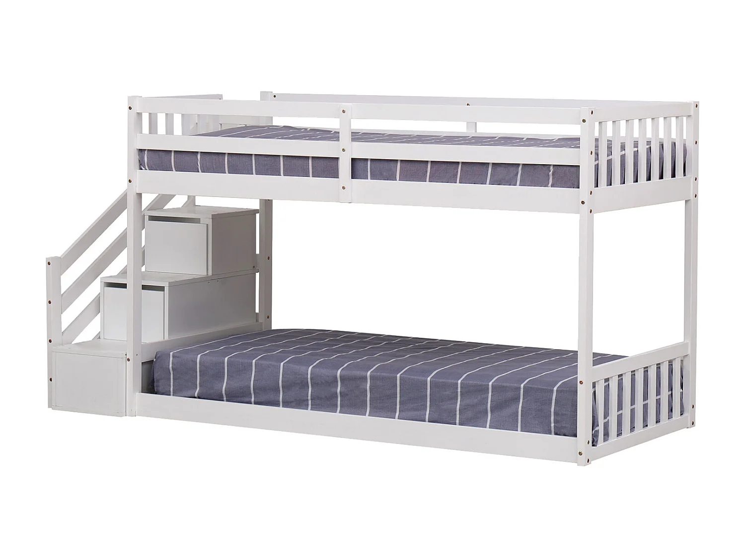 Kinderstapelbed 190x90cm wit CELESTINE