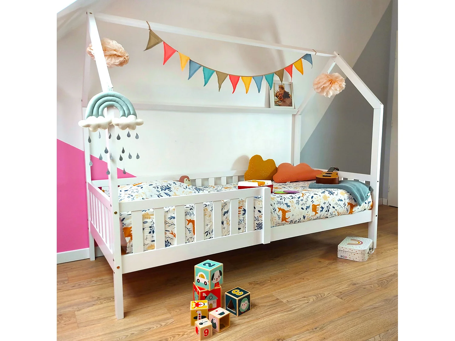 Kinderbed 190x90cm wit MARCEAU