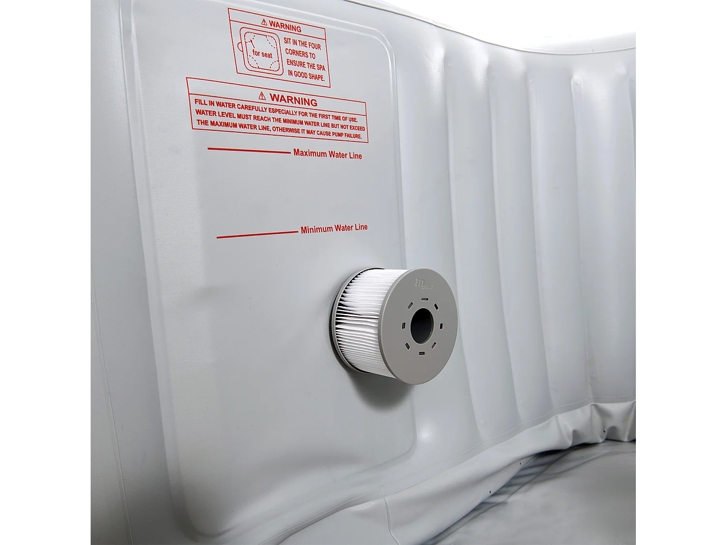 Lot de 2 cartouches filtrantes pour spa gonflable Mspa - MSPA