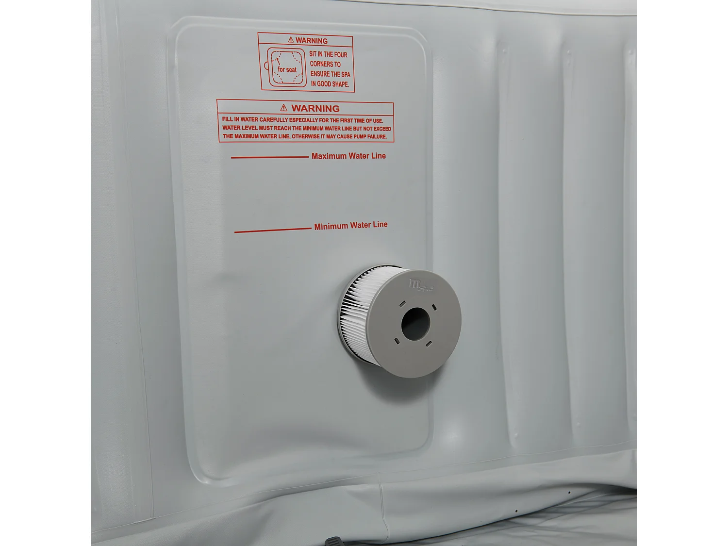 Lot de 6 cartouches filtrantes pour spa gonflable Mspa - MSPA