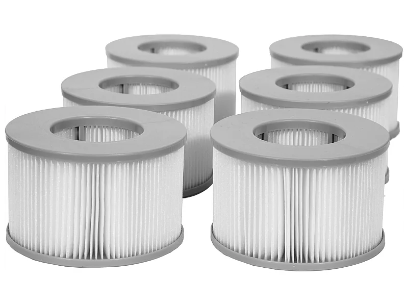 Lot de 6 cartouches filtrantes pour spa gonflable Mspa - MSPA