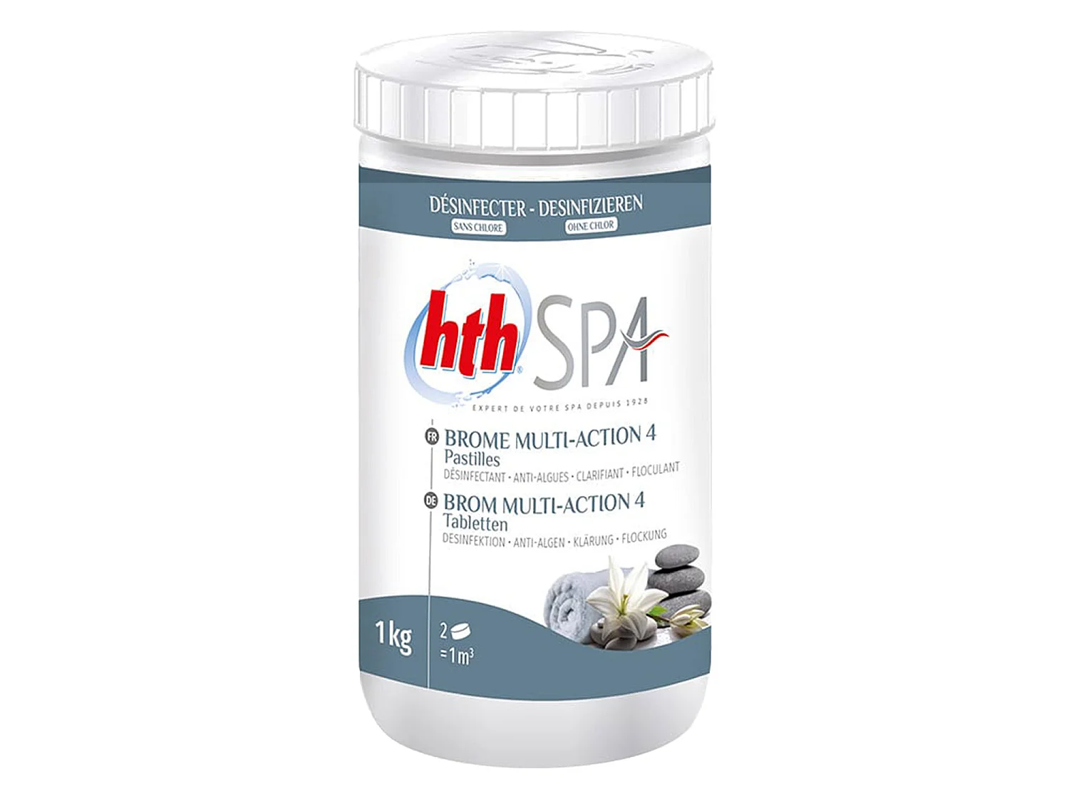 Pastilles 20g brome multi-action 4 pour spa gonflable - HTH